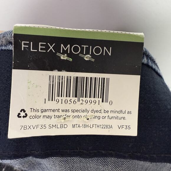 Lee Flex Motion Jeans 26W Long Straight Leg Stretch Denim Mid Rise New Tags - Picture 10 of 10